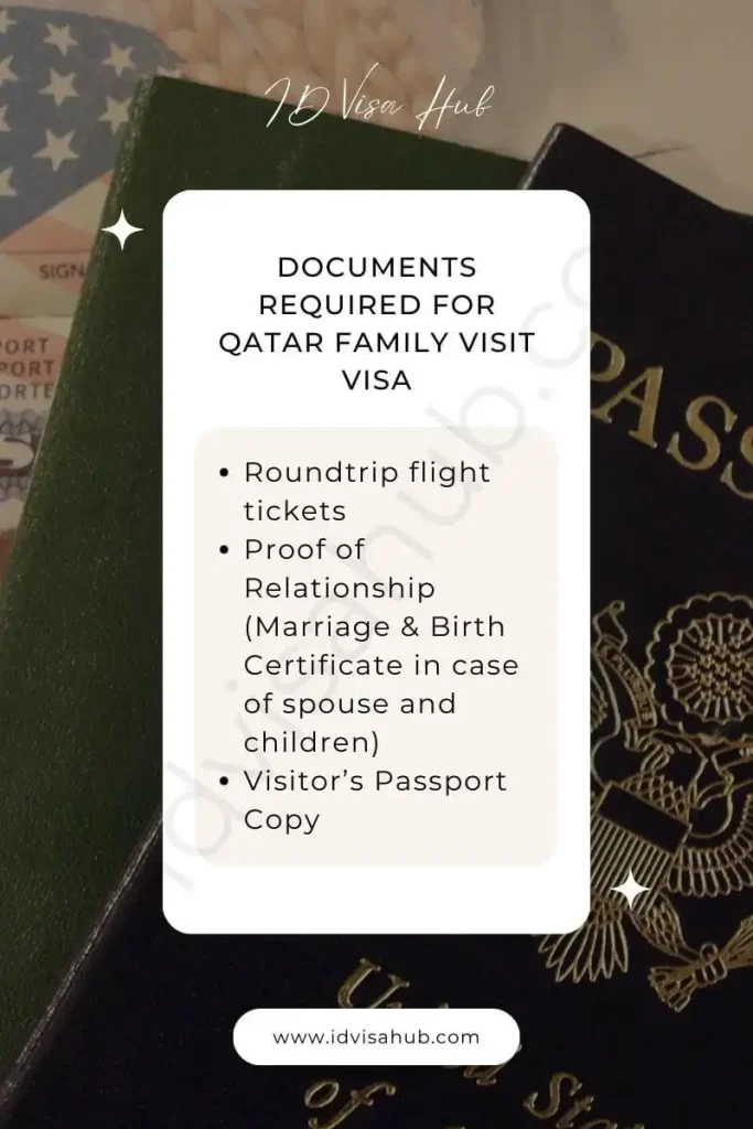 Documents Required for Qatar Family Visit Visa
