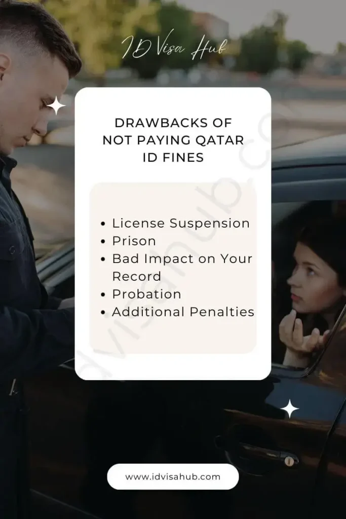 Drawbacks of Not Paying Qatar ID Fines