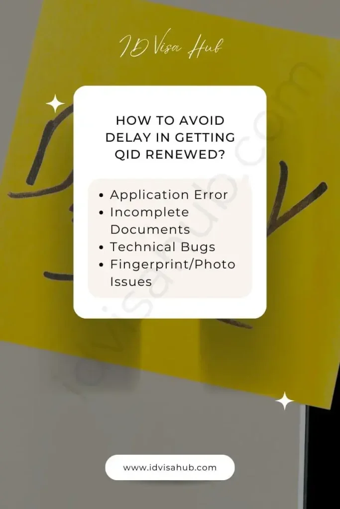 How To Avoid Delay in Getting QID Renewed