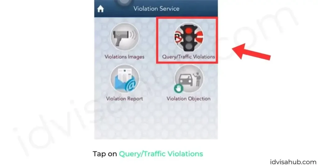 Tap on Query and Traffic Violations