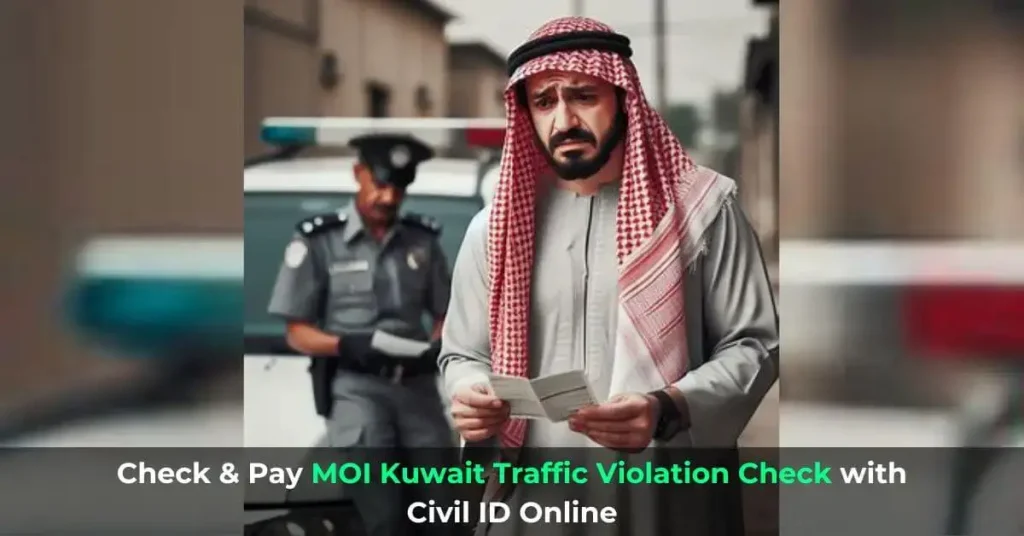 Check & Pay MOI Kuwait Traffic Violation Check with Civil ID Online