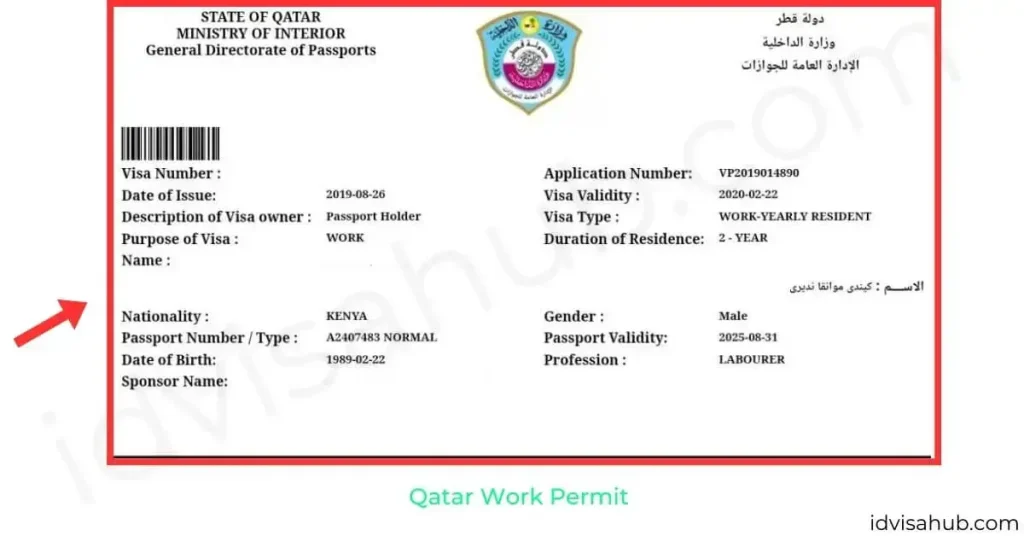 Qatar Work Permit