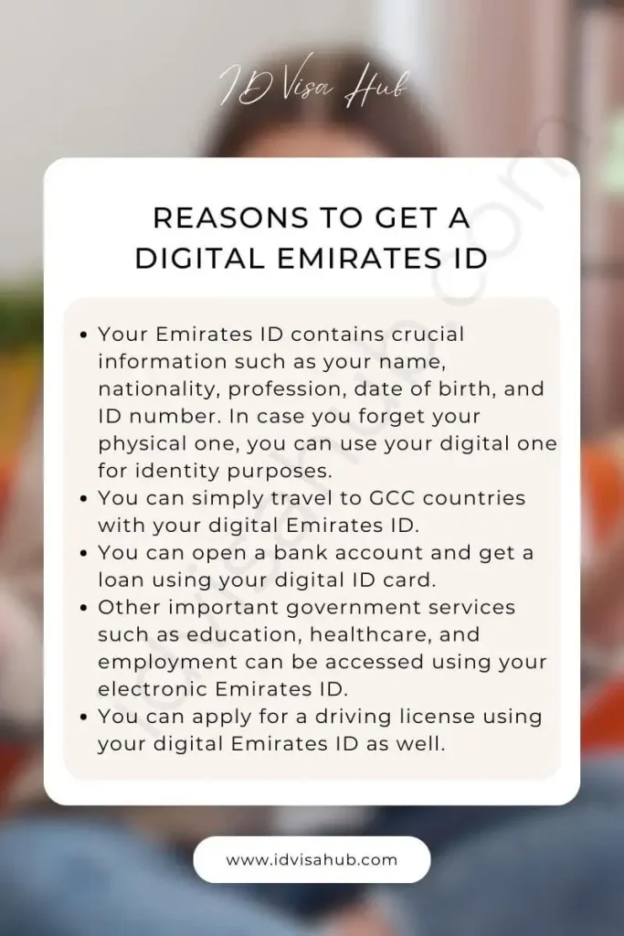 Reasons to get a digital emirates id