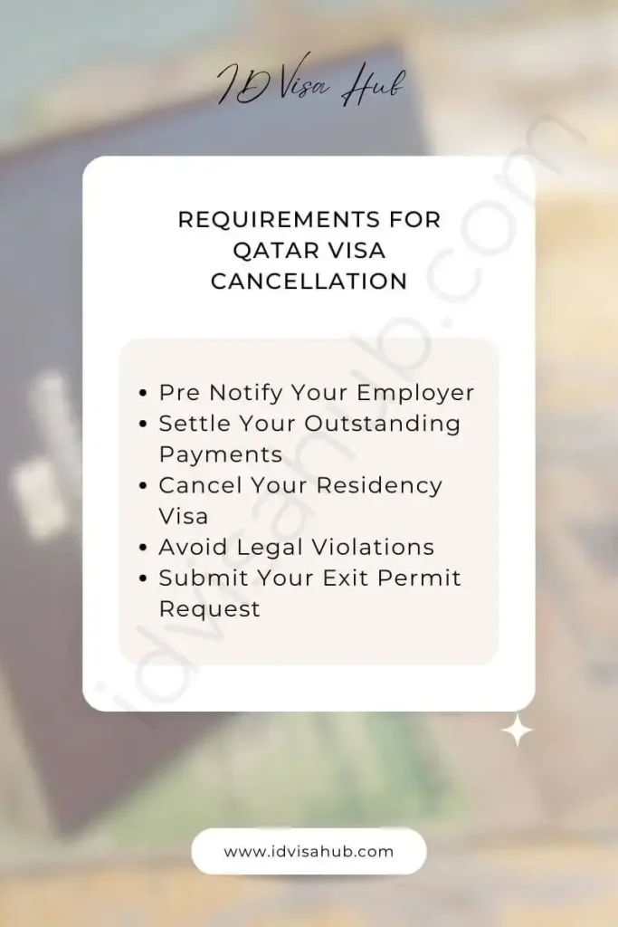 How To Cancel Visa In Qatar Apply For A Qatar Exit Permit