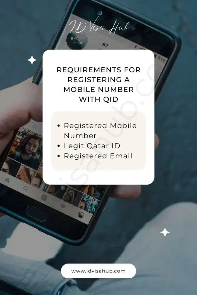 Requirements for Registering a Mobile Number With QID
