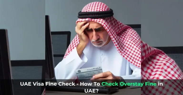 UAE Visa Fine Check – How To Check Overstay Fine in UAE?