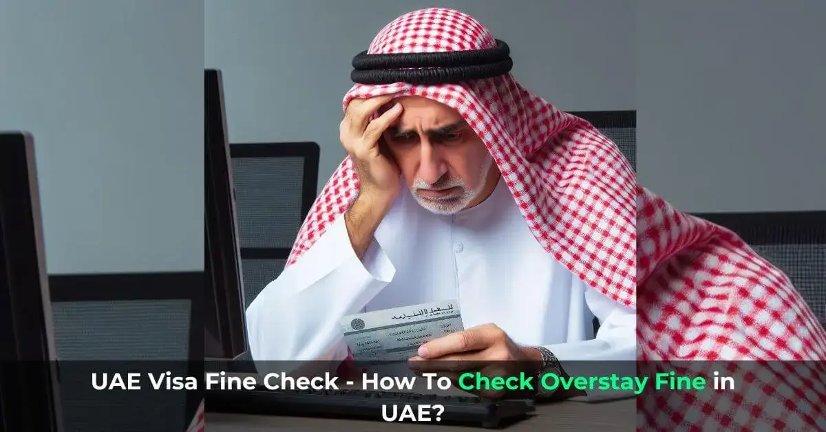 How To Check Overstay Fine In Uae Uae Visa Fine Check 8301