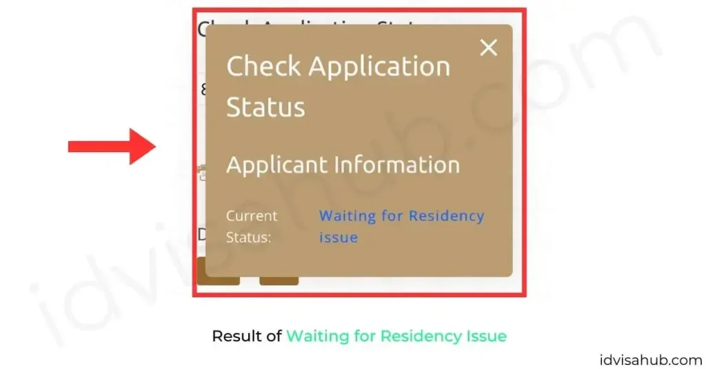 Result of Waiting for Residency Issue