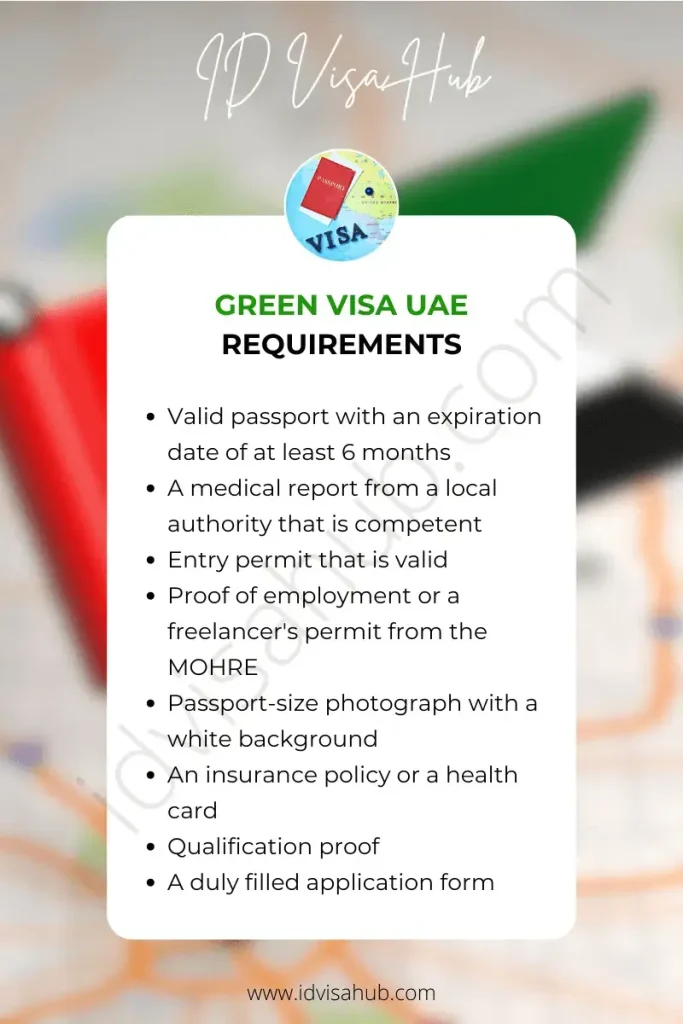 Green Visa UAE Requirements