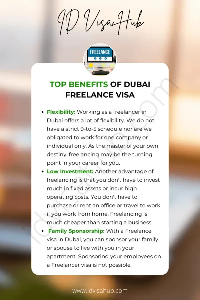 Top Benefits of Dubai Freelance Visa