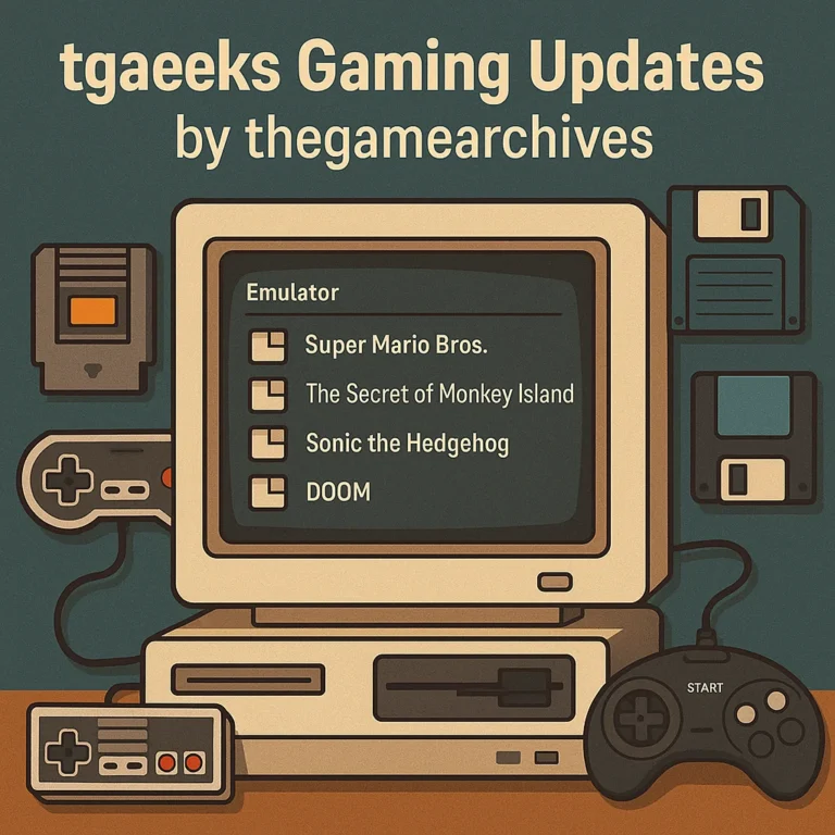 tgageeks gaming updates by thegamearchives