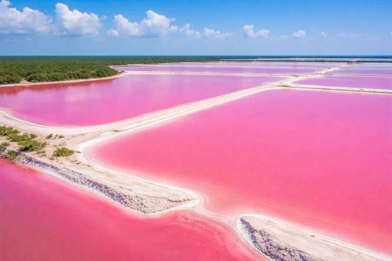 why is las coloradas pink